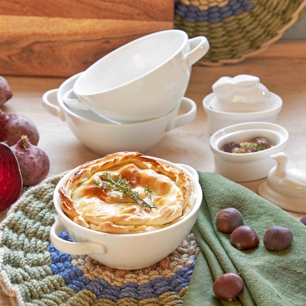 Zestaw misek La Porcellana Bianca Terrine porcelana 6 szt (8027549076008) - obraz 4