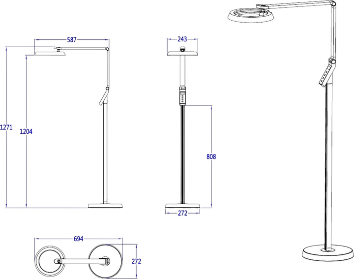 Lampa podłogowa Standart BL-1926 - obraz 2