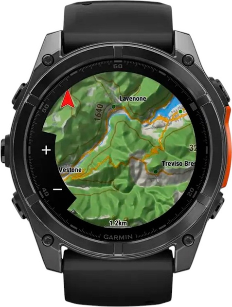 Smartwatch Garmin fenix 8 51mm AMOLED Slate Grey with Black Silicone Band (010-02905-00) - obraz 9