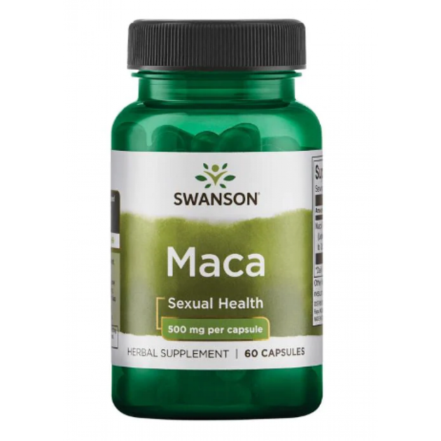 Maca 500mg - 60caps мака 500 мг для підтримки витривалості, настрою, енергії та загального тонусу - изображение 2