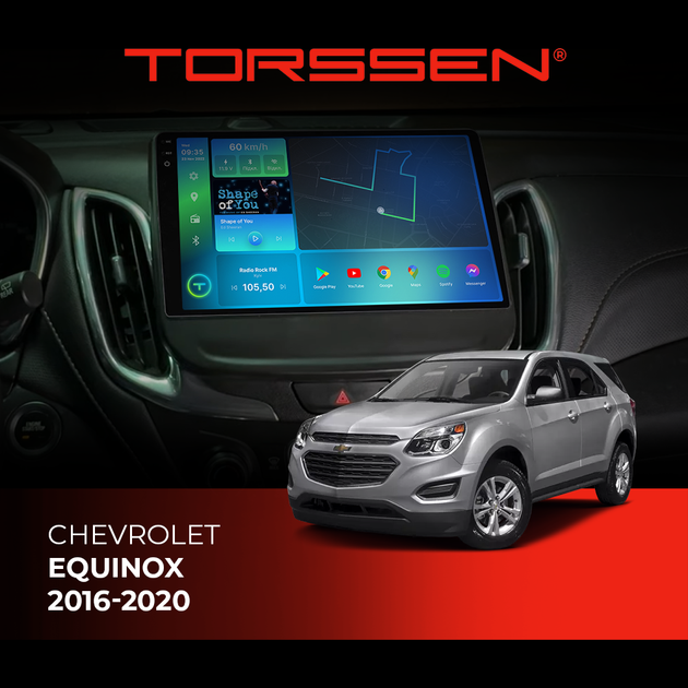 Штатна магнітола Torssen 2K Chevrolet Equinox 2016-2020 F106128 4G Carplay DSP - зображення 2