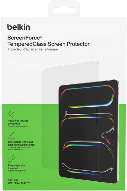 Захисне скло Belkin ScreenForce TemperedGlass для iPad Pro 11" (M4) (OVI005HQ) - зображення 6