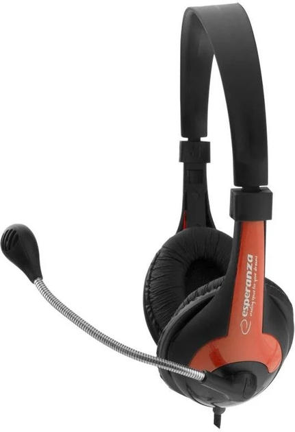 Навушники Esperanza EH158R Rooster Red (5901299908693) - зображення 3