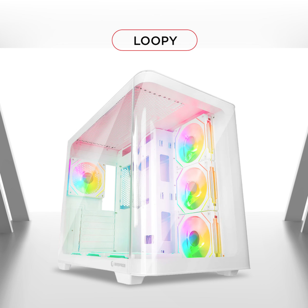 Obudowa Rampage Loopy White (LOOPY-WHITE) - obraz 8