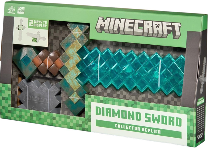 Kolekcjonerska replika The Noble Collection Minecraft Diamond Sword (0849421009441) (955555912555933) - Outlet - obraz 4