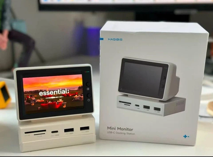 Мини IPS-монитор Hagibis 3,5-дюймовый USB-C Док-станція 3.5'' IPS