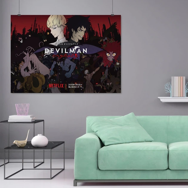 Постер Дэвилмэн: Плакса, DEVILMAN crybaby, A3 30×42 см (id5231) - Фото 7 Постер Дэвилмэн: Плакса, DEVILMAN crybaby, A3 30×42 см (id5231) - изображение 7