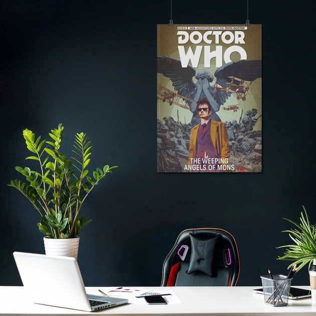 Постер Доктор Хто, Doctor Who, Weeping Angels of Mons, A3 42×30 см (id0295) - зображення 3