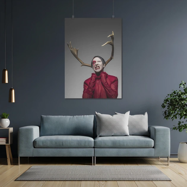 Постер Мэрилин Мэнсон с рогами, Marilyn Manson, A3 42×30 см (id3910) - Фото 4 Постер Мэрилин Мэнсон с рогами, Marilyn Manson, A3 42×30 см (id3910) - изображение 4