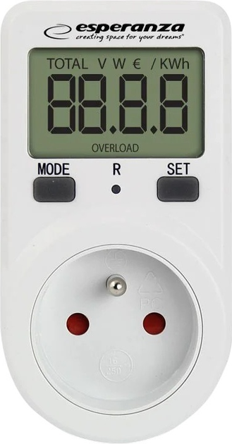 Miernik zużycia energii elektrycznej Esperanza ELA102 Scope (5901299960752) - obraz 1