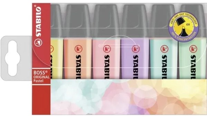 Набір маркерів Stabilo Boss Original Pastel Multicolour 6 шт (4006381492881) - зображення 1
