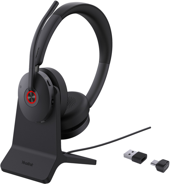 Zestaw słuchawkowy Yealink BH74 Stand UC USB-C/USB-A (1208684) - obraz 1