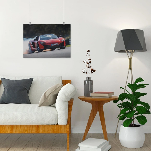 Постер МакЛарен 650 на трасі, McLaren 650S, A3 30×42 см (id1363) - зображення 8