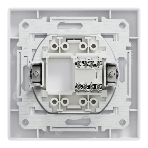 Компьютерная розетка Schneider Electric Asfora RJ45 кат. 5Е UTP белая EPH4300121 - Фото 6 Компьютерная розетка Schneider Electric Asfora RJ45 кат. 5Е UTP белая EPH4300121 - изображение 6