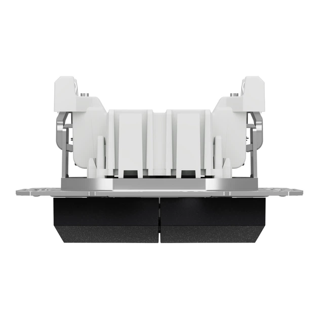 Выключатель двухклавишный Schneider Electric Asfora антрацит EPH0300171 - изображение 5