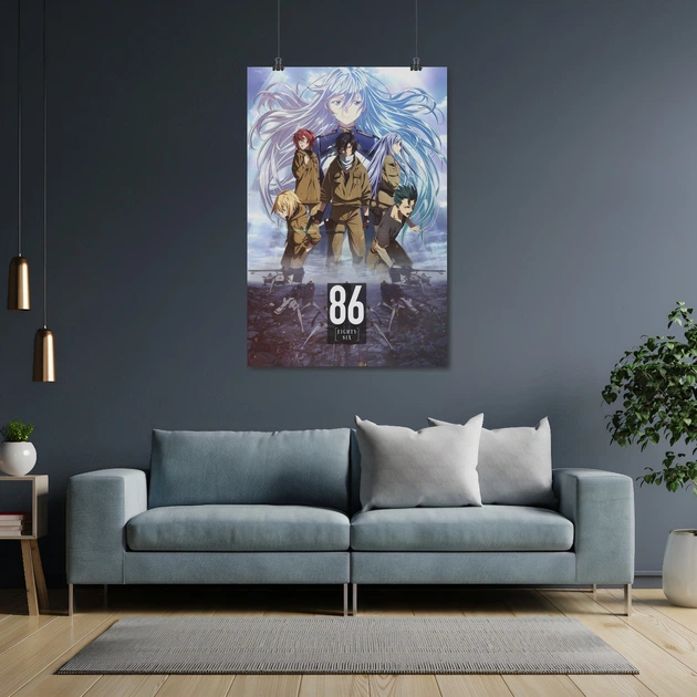 Постер 86: Восемьдесят шесть, аниме, меха, 86: Eighty Six, A3 42×28 см (id6677) - изображение 4