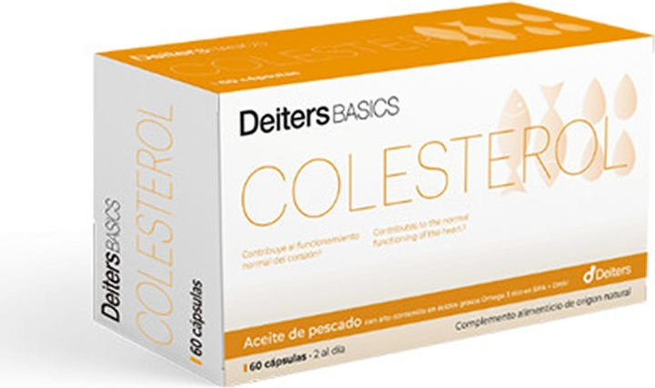 Харчова добавка Deiters Basics Cholesterol 60 капсул (8430022002249) - зображення 1