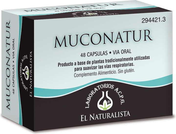 Suplement diety EL NATURALISTA Muconatur 300 mg 48 kapsułek (8410914320361) - obraz 1