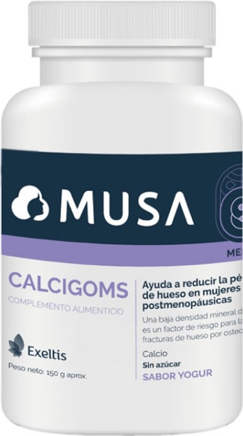 Харчова добавка Exeltis Musa Calcigoms 30 желейок 150 г (8470002151352) - зображення 1