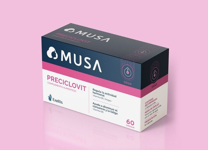Харчова добавка Exeltis Musa Preciclovit 60 капсул (8470002151024) - зображення 2