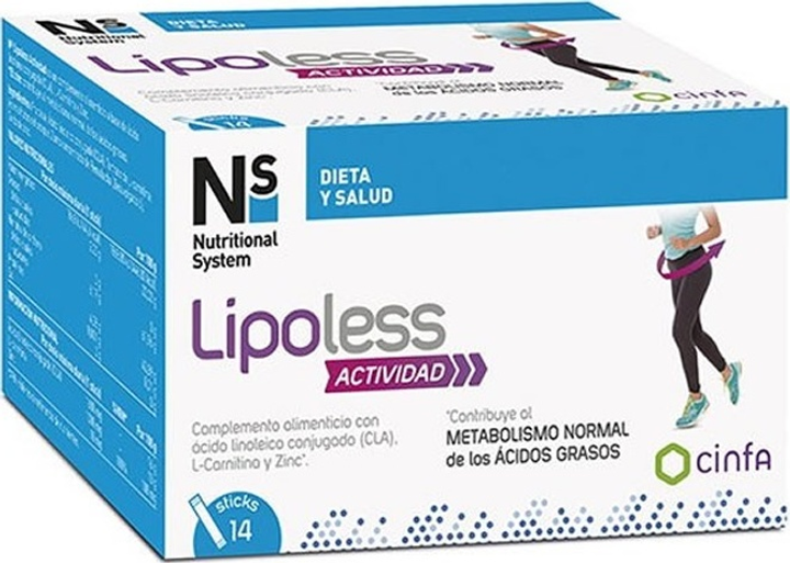 Харчова добавка NS Cynfa Nutritional System Lipoless Activity 14 саше (8470001994530) - зображення 1