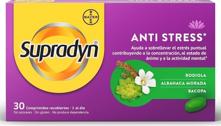 Suplement diety Bayer Supradyn Anti-Stress 30 tabletek (8470002137813) - obraz 1