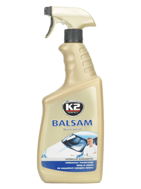 Воск для кузова K2 Balsam Atom бесцветный триггер 700 мл (K010M) - изображение 6