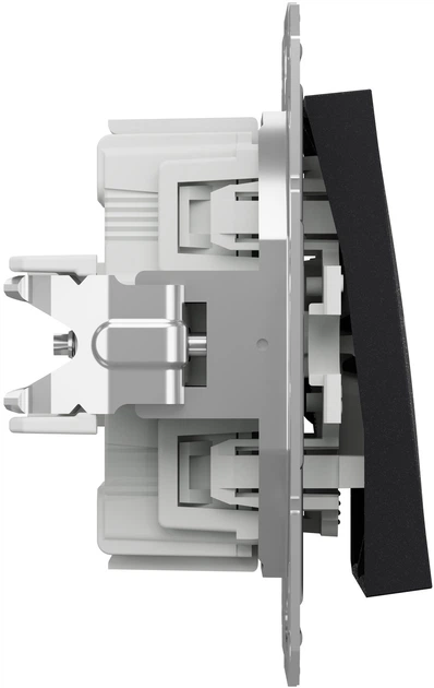Вимикач для жалюзі Schneider Electric Asfora самозажимний антрацит EPH1300171 - зображення 3
