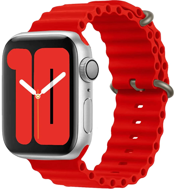 Ремешок для часов Apple Watch Ocean Band 42/44/45/49 mm (Red) [76040] - изображение 2