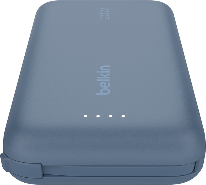 Powerbank Belkin BoostCharge 10000 mAh 20W Built-In USB-C PD Blue (BPB021HQBL) - obraz 4