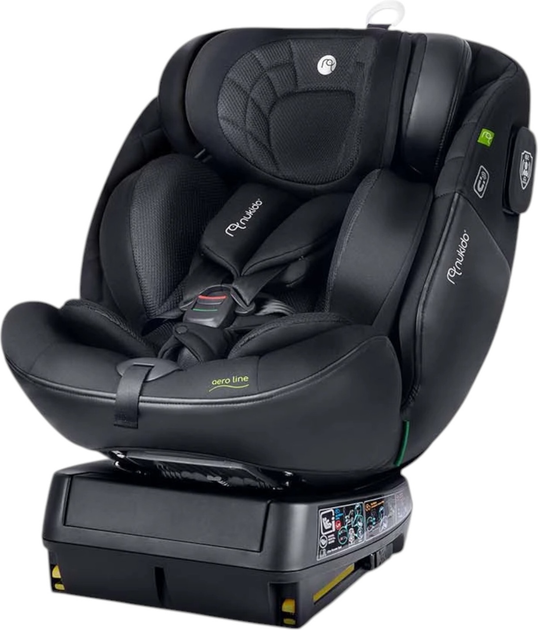 Автокрісло Nukido Aero Line 0-36 кг ISOFIX Чорне (5903890626662) - зображення 1