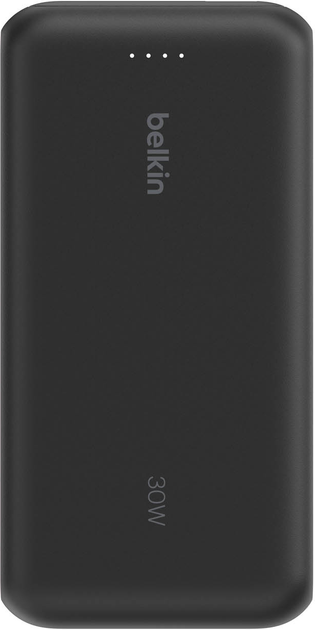 УМБ Belkin BoostCharge 20000 mAh 30W Built-In USB-C Black (BPB024HQBK) - зображення 1