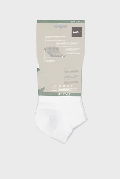 Носки CMP Bamboo Invisibile Sock Tripack White (3 пары) 3I81346-A001 39-42 - изображение 3