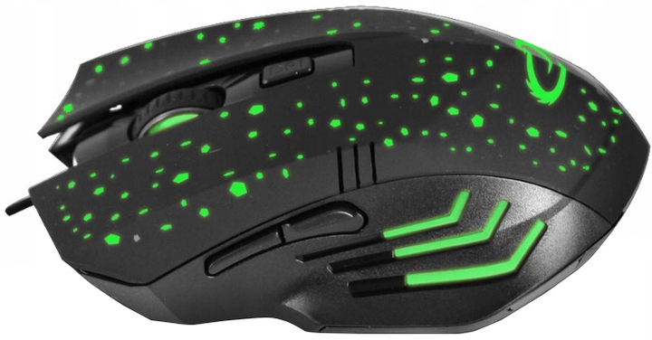 Mysz Esperanza MX212 Galaxy USB Black/Green (5901299945445) - obraz 3