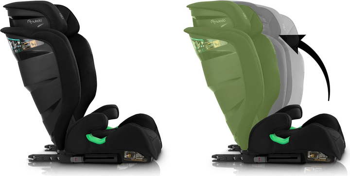 Автокрісло Nukido Louis Soft 15-36 кг ISOFIX Чорне (5903890622978) - зображення 3