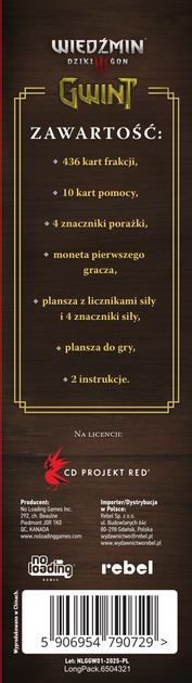 Gra planszowa Rebel Gwint: Legendarna gra karciana (edycja polska) (5906954790729) - obraz 8