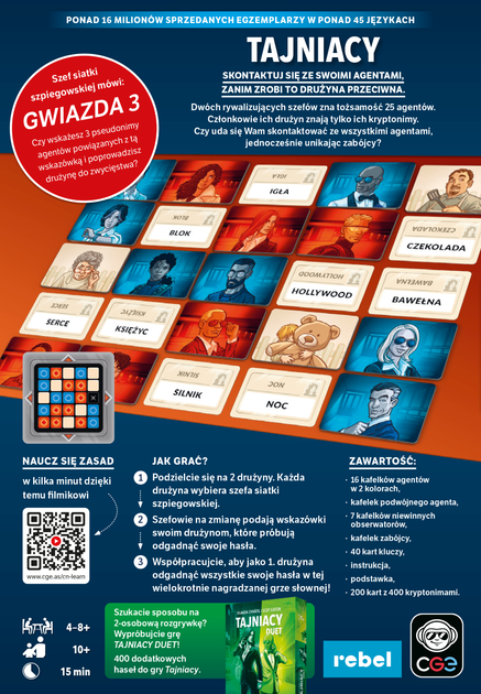 Gra planszowa Rebel Tajniacy (edycja polska) (5906954790743) - obraz 5