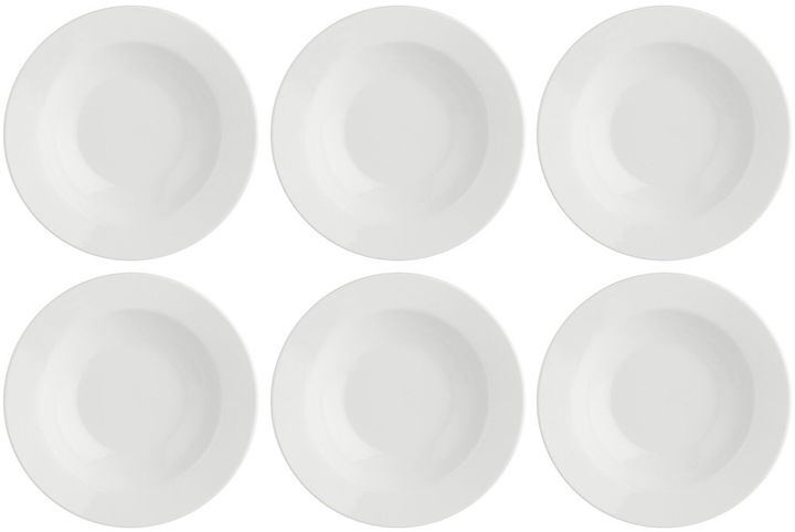 Zestaw talerzy La Porcellana Bianca Essenziale porcelana 23 cm 6 szt (8027549102318) - obraz 1