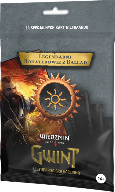 Dodatek do gry Rebel Gwint: Legendarni bohaterowie z ballad - Nilfgaard (edycja polska) (5906954790828) - obraz 1