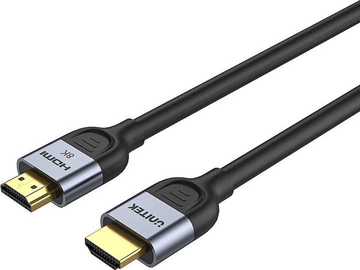 Kabel Unitek HDMI - HDMI 1 m Space Grey (C11086GY01-1M) - obraz 1