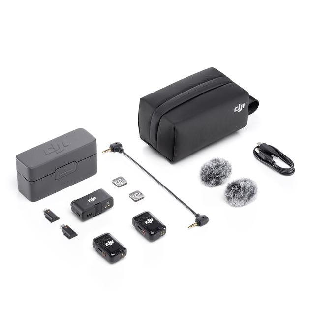 Радіомікрофонна система DJI Mic 2 (2 TX + 1 RX + чохол для заряджання) - Фото 2 Радіомікрофонна система DJI Mic 2 (2 TX + 1 RX + чохол для заряджання) - изображение 2