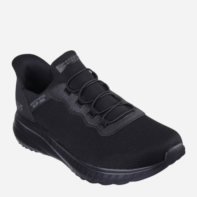 Чоловічі кросівки Skechers Bobs Squad Chaos Daily Hype 118300-BBK 49.5 Чорні (197627657394) - зображення 2