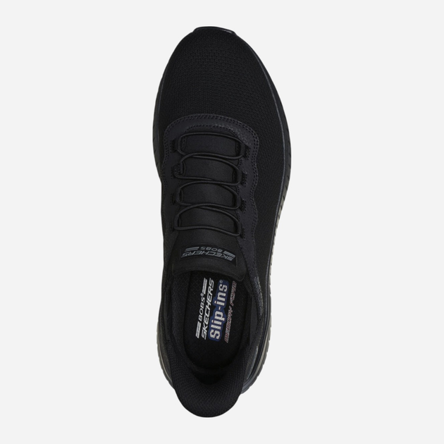 Чоловічі кросівки Skechers Bobs Squad Chaos Daily Hype 118300-BBK 49.5 Чорні (197627657394) - зображення 4