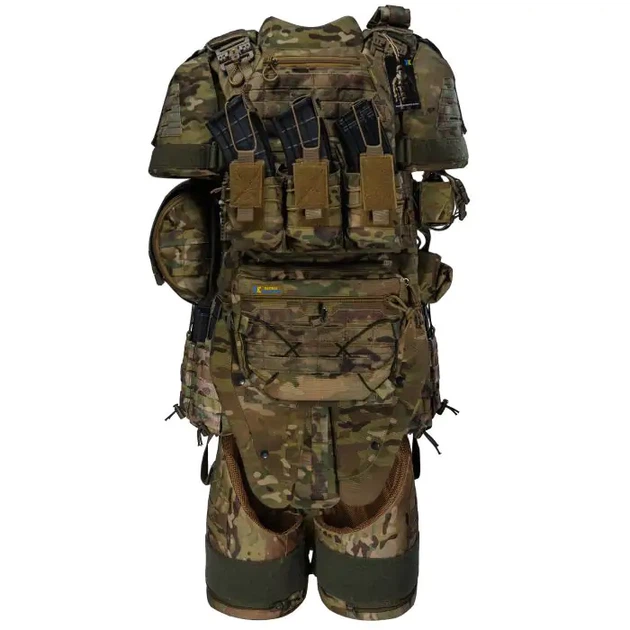 Тактичний жилет - плитоноска BOGUNKA PRO MAX з повним балістичним захистом тіла 1 класу (без плит) Мультикам - Фото 3 Тактичний жилет - плитоноска BOGUNKA PRO MAX з повним балістичним захистом тіла 1 класу (без плит) Мультикам - изображение 3