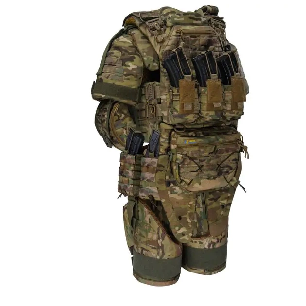 Тактичний жилет - плитоноска BOGUNKA PRO MAX з повним балістичним захистом тіла 1 класу (без плит) Мультикам - Фото 5 Тактичний жилет - плитоноска BOGUNKA PRO MAX з повним балістичним захистом тіла 1 класу (без плит) Мультикам - изображение 5