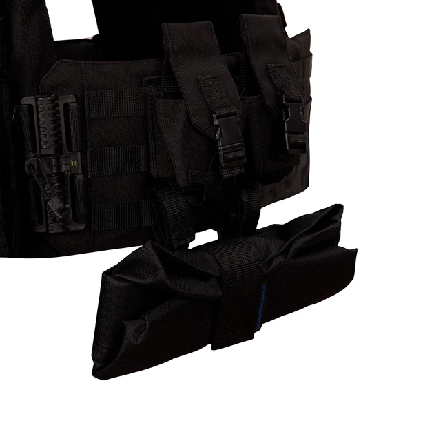 Плитоноска Warmor Gen.3 Pro Max. Система быстрого сброса. (Комплект 7 подсумков). Цвет Черный - изображение 10