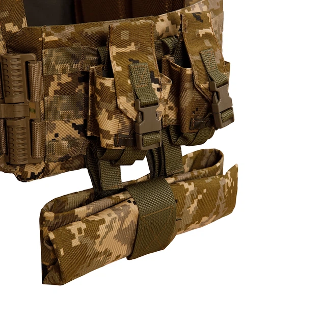 Бронежилет 6 класу Warmor gen 3 Max Піксель ММ14 Балістичний захист боків і паху - изображение 9