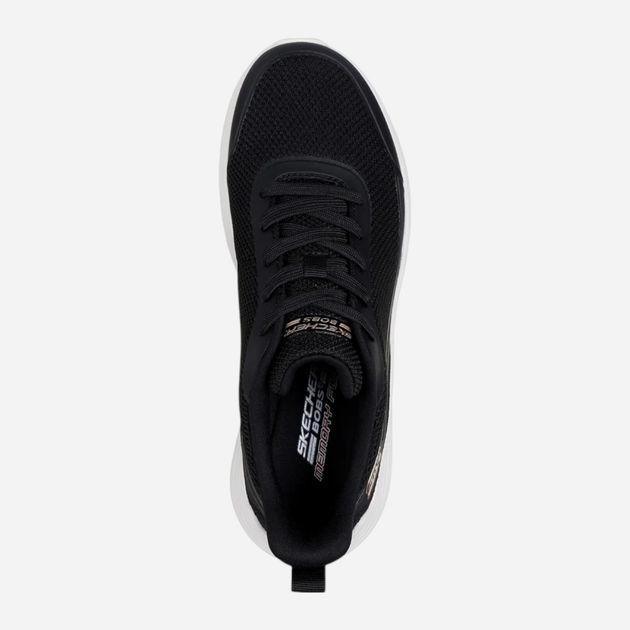 Sneakersy damskie Skechers Bobs Squad Waves Still Wading 117483-BLK 41 Czarne (197976454071) - obraz 4