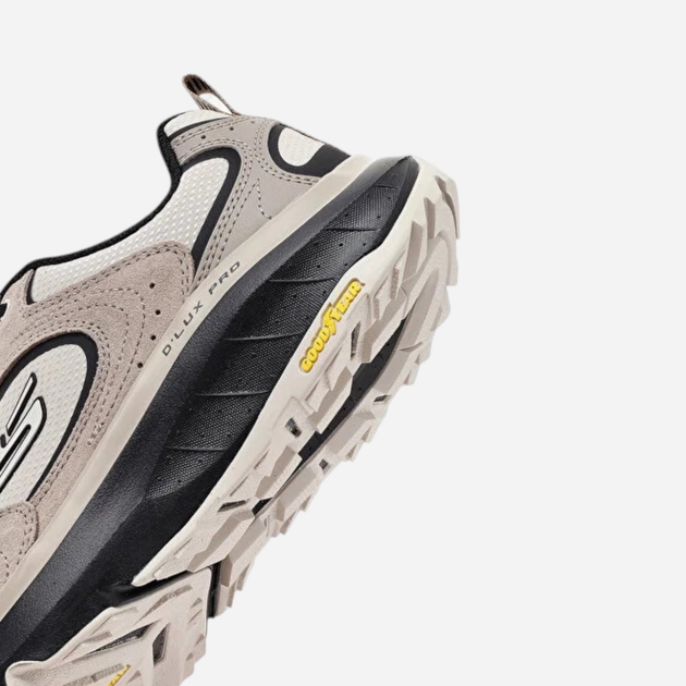 Buty sportowe damskie Skechers D`lux Pro 180262-BKTP 35 Szare (198376986797) - obraz 7