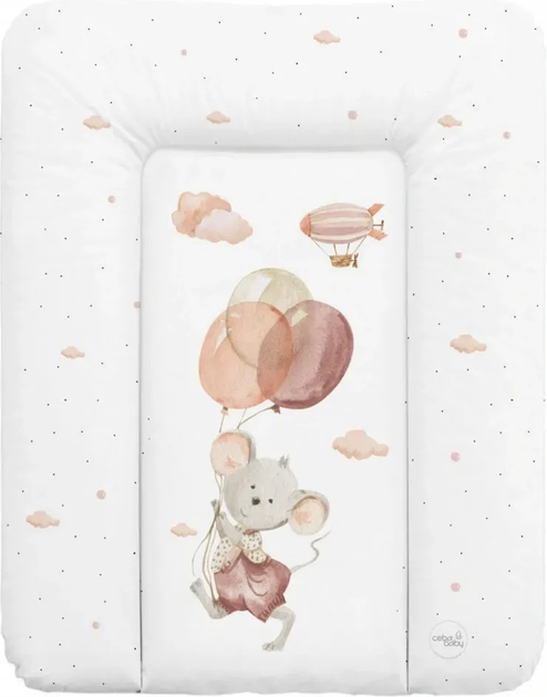 Mata do przewijania Ceba Baby Basic miękka Mouse 50 x 70 cm (5907672342504) - obraz 1